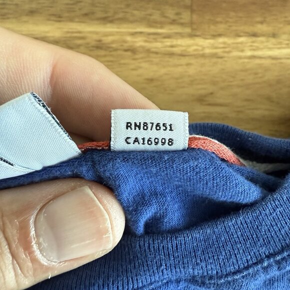 Lacoste Kid's Blue Short Sleeve Crew Neck Tee Size 4 Preppy Classic Sporty - Picture 7 of 11